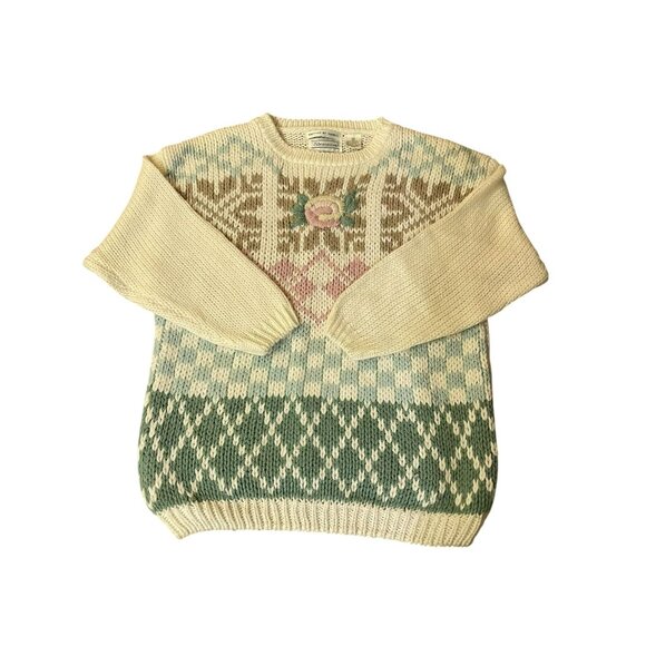 Vintage Shenanigans Sweater Womens M Used Knitted by Hand - Picture 12 of 16